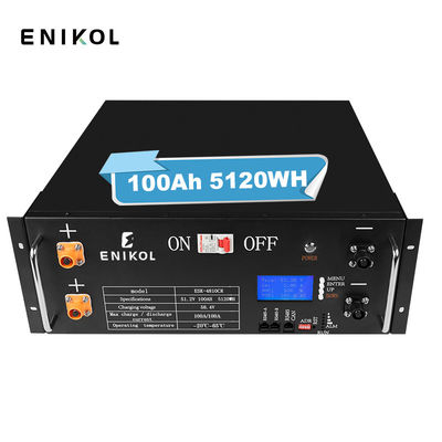 24V 200Ah Lithium Iron Battery Pack Rack gemonteerd Solar Lifepo4 48V 100ah Battery