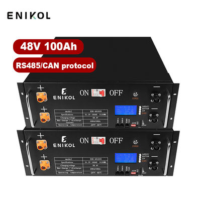 Lifepo4 48 Volt Lithium Ion Batterij 100ah 200ah 24V 5kwh Off Grid Zonne-Systeem Batterij