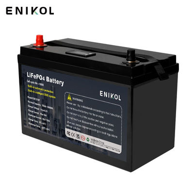 RV zonne-lithium-ion batterijpakket / 12V 100ah Lifepo4 batterij