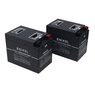 Zonnepanelen Golfwagenbatterij 250ah 260ah Lifepo4 Lithium Ion Batterij 12V 400ah