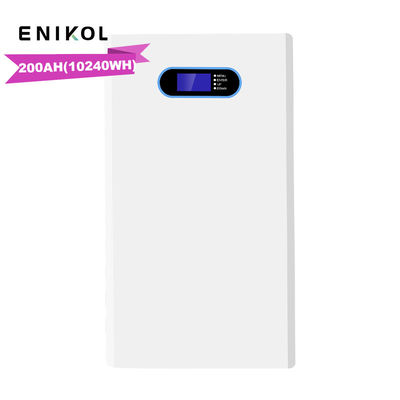 Lifepo4 Lithiumbatterij Wandmontage 200ah 100ah 48V zonne-systeembatterij