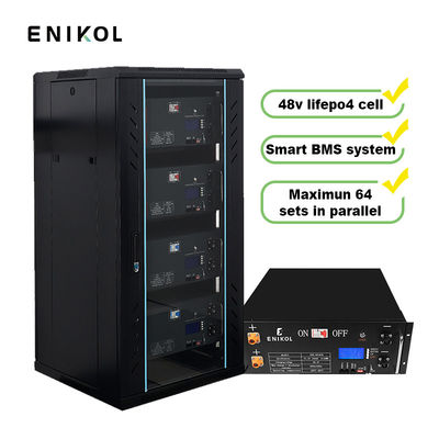 Smart Bms Life Po4 zonnebatterij 48V 200ah 24V 100ah gestapelde energieopslagbatterij