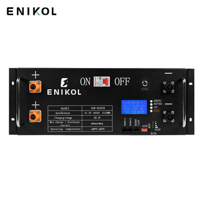 LiFePO4 48V Lithium Iron Phosphate Zonnebatterij 51.2V 100Ah Energieopslag huishouden