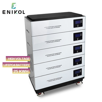 Ingebouwde BMS stapelbare LiFePo4 batterij 48v 100ah 200ah 400ah Home energieopslag voor zonne-