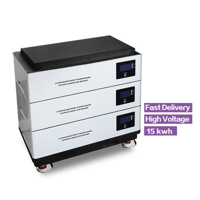 Hoogwaardige 51.2v 100ah stapelbare batterij Lifepo4 48v Solar Lithium