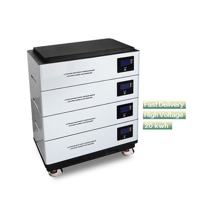 LiFePO4 stapelbare batterij 48v Lithiumbatterij voor zonnestelsel 100ah 200ah