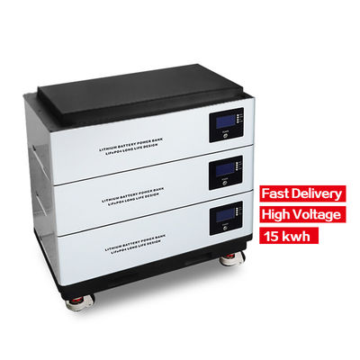 5kwh 10kwh 20kwh Stapelbare LiFePo4 Batterij 48V Lithiumbatterij voor zonne-energie