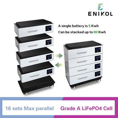 51.2V 300AH 15KW Lithium-ion-fosfaatbatterij voor energieopslag thuis 5KWH