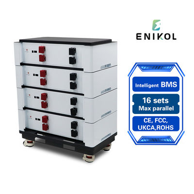 Stapelbare lithiumbatterij 15kwh 20kwh LiFePo4 batterij 48v zonne-opslag