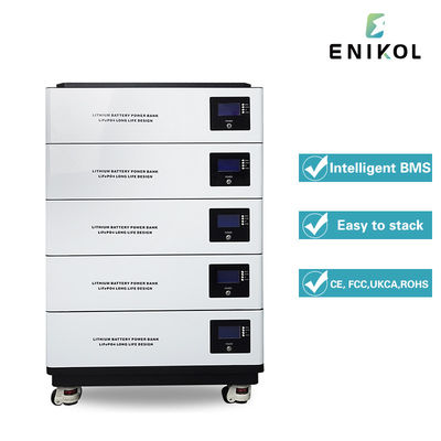 48V zonnebatterij Zonne-energiesysteem 300ah 48v Lifepo4 energieopslagbatterij Rack 51.2v stapelbare batterij 15kwh