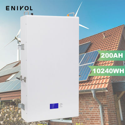 Zonnewand gemonteerd 48v 200ah Lifepo4 batterij Lithium Ion batterij 10kwh