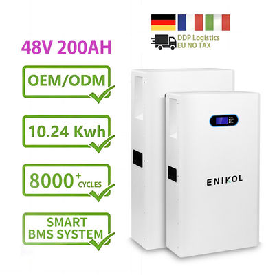 48V 10KWH zonnebatterij met LCD-scherm 200A Lifepo4 Batterijenergie