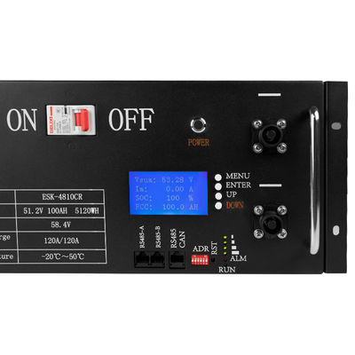 Home Zonne-energieopslag 51.2V 100AH lithiumbatterij 5KWH LiFePO4 batterij