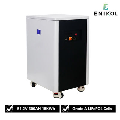 10KW Ontlading 51.2V 300AH Batterij 15kwh lithium-ijzerfosfaat 48V Zonnebatterij