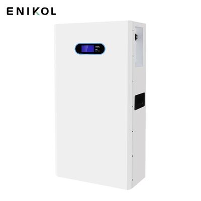Oplaadbare Lithiumbatterij 51.2V 200AH Wandmontage LiFePo4 Batterijpakket Met LCD