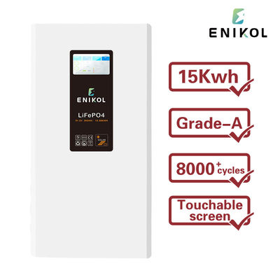 58.4V Lithiumbatterij 200Ah 100Ah 48V Zonnebatterij 15kwh Ingebouwd in BMS RS485/RS232/CAN