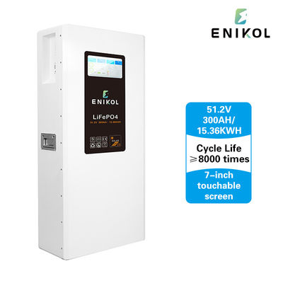7-inch touchscreen 100AH-300AH zonnebatterij 48V Lithium Lifepo4 batterij