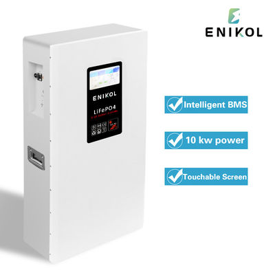 48V Lithiumbatterij 15KWH 51.2V 300Ah Muurbatterij LiFePO4 met aanraakscherm