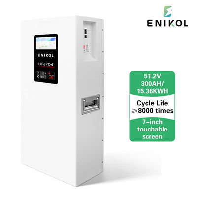 Home Zonne-energie 300AH LiFePo4 Batterij Power Muur gemonteerd met RS485 RS232 Communicatie BMS Ingebouwd in BMS