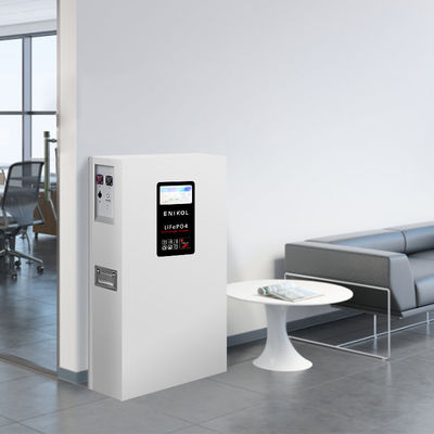48V lithium zonnebatterij ingebouwd in BMS, 51.2V 200AH touchscreen Lifepo4 batterij