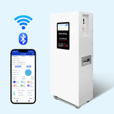 Aanraakscherm 48V zonnebatterij Lithium 10KW Power Met WiFi En Bluetooth