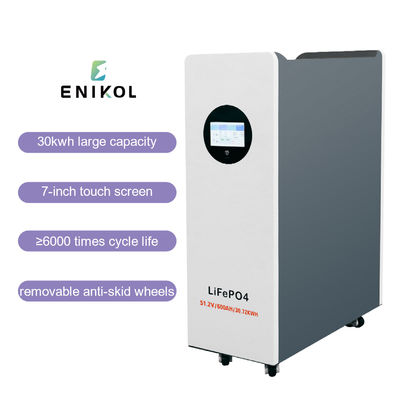 Hoge capaciteit 30kwh Energieopslag 48V zonnebatterij Lithium 51.2v 600ah Lifepo4 batterij