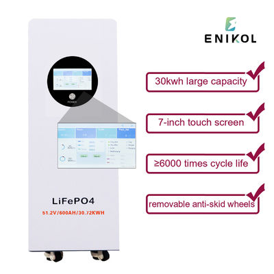 Grote capaciteit 30kwh 48V zonnebatterij voor huis 600ah Lithium Iron Phosphate batterij